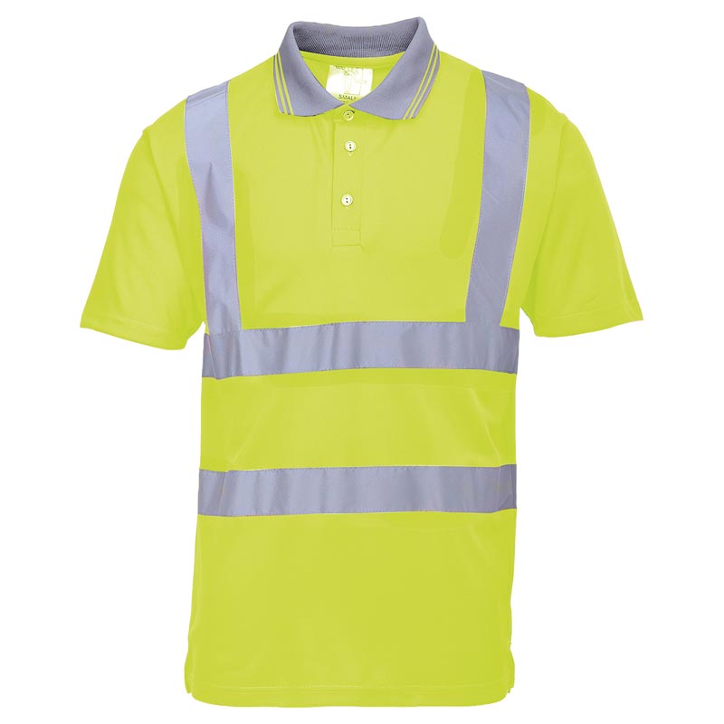 Hi-vis polo shirt (S477/RT22) - Yellow S